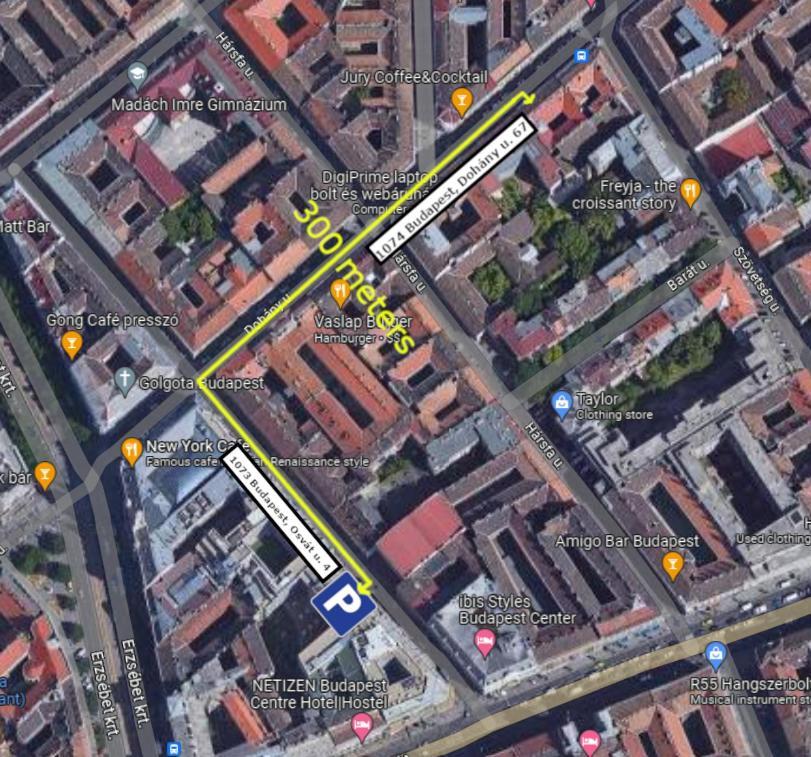 Free Parking, Downtown Near New York Cafe Apartamento Budapest